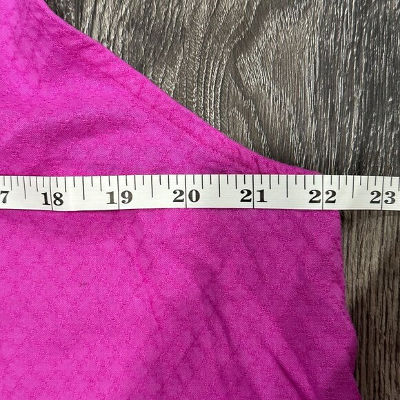 NWT Knox Rose Magenta High-Neck Textured Tank, Size L - Picture 9 of 9